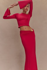 Ainsley Asymmetrical Maxi Skirt