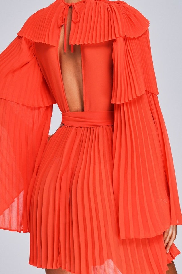 Alexandra Pleated Mini Dress | Dress In Beauty