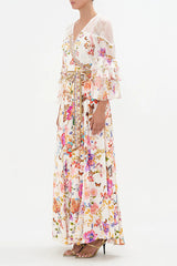 Wrap Dress With Ruffle Sleeve | Dress In Beauty