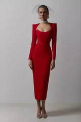 Delilah Bandage Midi Dress | Dress In Beauty