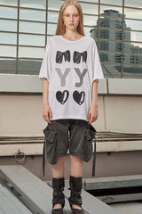 OPEN YY Rolled Waist Cargo Shorts