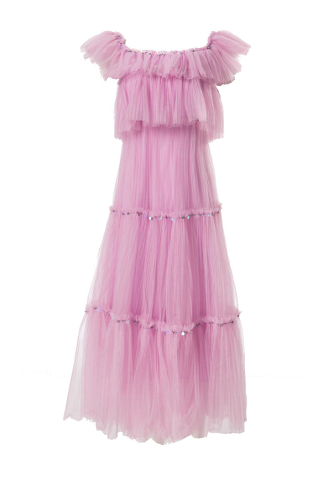 Ruffled Sleeve Corset Dress | Dress In Beauty
