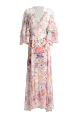 Wrap Dress With Ruffle Sleeve | Dress In Beauty