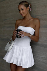 Tube Bubble Hem Mini Dress | Dress In Beauty