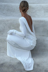 Quintina Plunging Back Maxi Dress