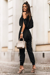 Azelia Cold Shoulder Jumpsuit | Dress In Beauty