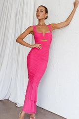 Nadia Ruched Fishtail Maxi Dress | Dress In Beauty
