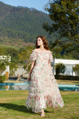 Nola Ruched Floral Maxi Dress | Dress In Beauty