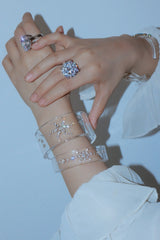 Handmade Acrylic Crystal Bracelet | Dress In Beauty