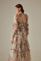 Georgina Ruffle Maxi Dress | Dress In Beauty