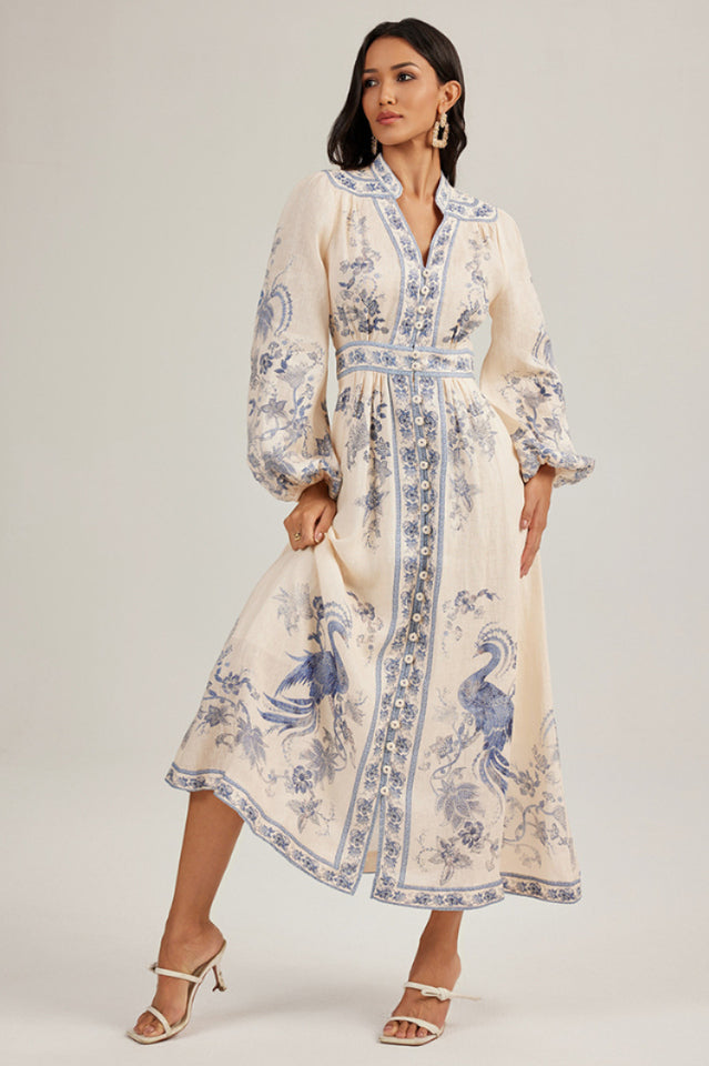 Melody Patterned Print Maxi Dress | Dress In Beauty