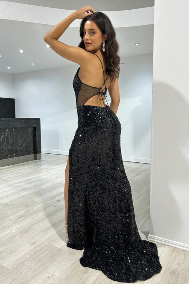 Fitted Sequins Mermaid Gown | Dress In Beauty