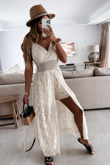 Ariya Lace Up Playsuit | Dress In Beauty