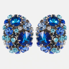 Nora Crystal Ear Clip Earrings | Dress In Beauty