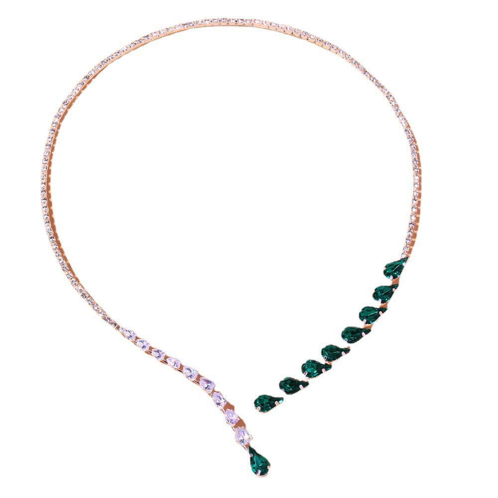 Faye Emerald Necklace | Dress In Beauty