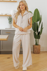 Textured Ruffle Set