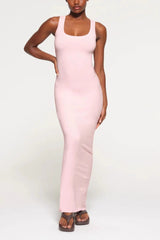 SKIMS New Vintage Scoop Neck Maxi Dress