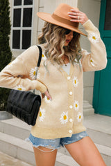 Floral Print Long Sleeve Sweater | Dress In Beauty