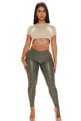 Liliana Faux Leather Leggings