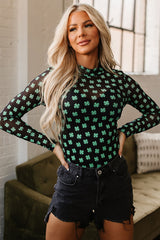 Lush Clover Mesh Bodysuit