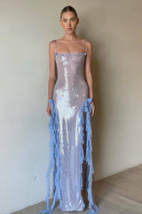 Othniel Sequin Embellished Ruffle Dress | Dress In Beauty