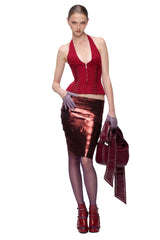 Celleen Halter Lace Up Corset | Dress In Beauty