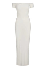 SKIMS Soft Lounge Off-Shoulder Slip Dress