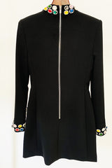 Slade Long Sleeve Rhinestone Embellished Dress | Dress In Beauty