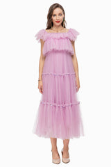 Ruffled Sleeve Corset Dress | Dress In Beauty