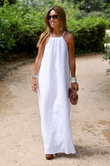 Basic Casual Outdoor Halter Dress | Dress In Beauty