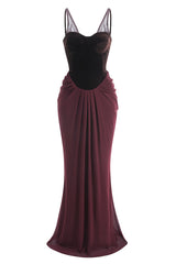 Velvet Corset Maxi Dress