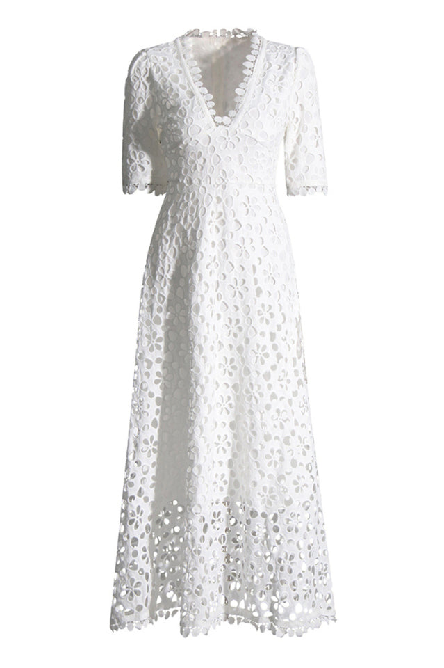 Emily in Paris White Maxi Dress | Dress In Beauty