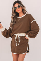 Rosey Red Pullover & Skort Set