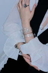 Handmade Acrylic Crystal Bracelet | Dress In Beauty