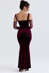 Kaia Evening Velvet Maxi Dress | Dress In Beauty