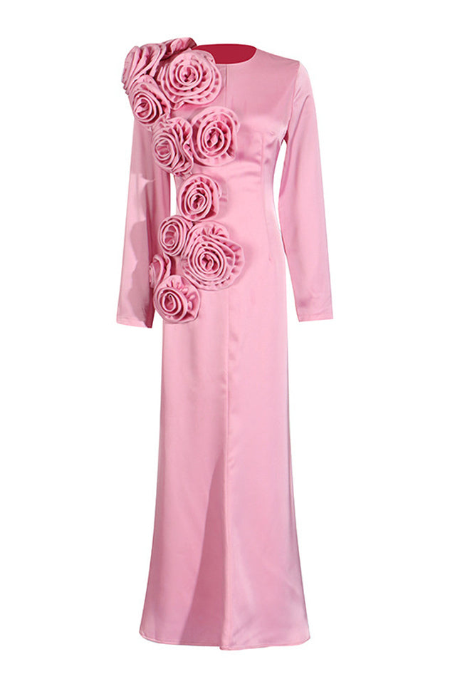 Solid Patchwork Appliques Elegant Dress | Dress In Beauty