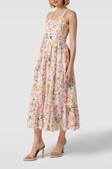 Paige Fiori Midi Dress