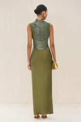 Fedde Fringe Satin Skirt Set | Dress In Beauty