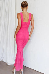 Nadia Ruched Fishtail Maxi Dress | Dress In Beauty