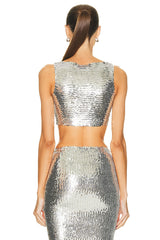 Alaia Sequin Top + Skirt Set | Dress In Beauty