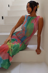 Metztli Printed Maxi Dress