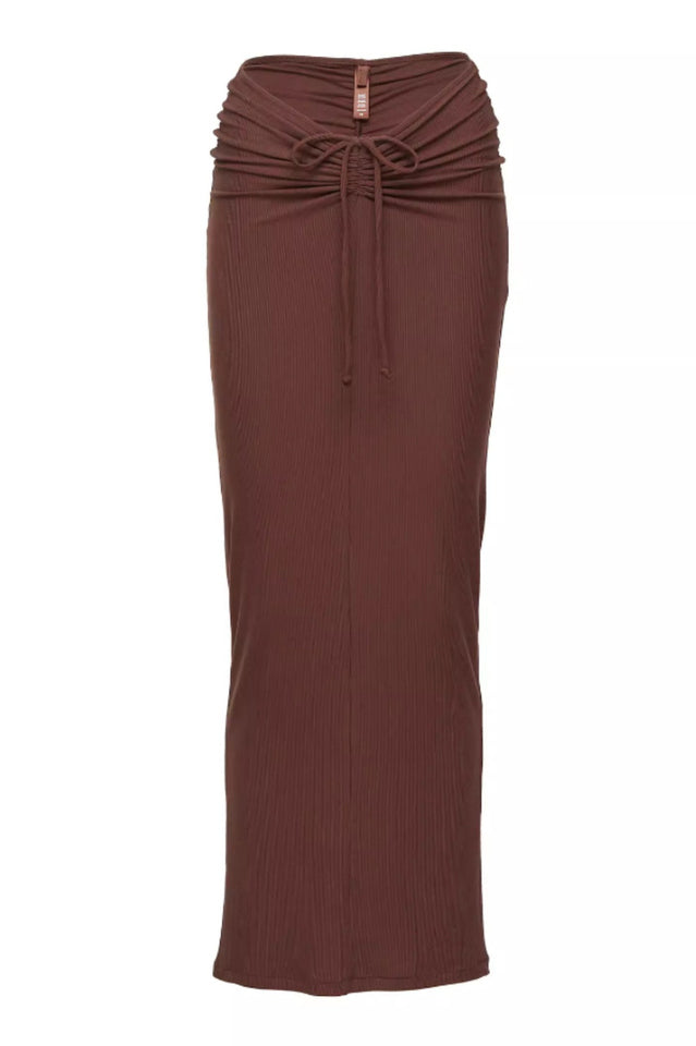 Soft Lounge Ruched Long Skirt | Dress In Beauty