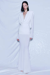 Draped Cowl Neck Maxi Dress | Dress In Beauty
