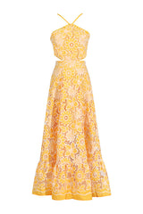Michaelia Cut Out Halter Dress