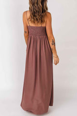 Mauve Boho Maxi Dress