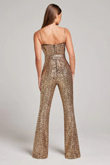 Lucinda Gold Jumpsuit | Dress In Beauty