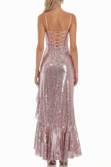 Sequin Ruffle Dress | Dress In Beauty