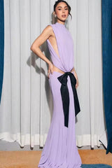 Manon Bowknot Cut-Out Maxi Dress