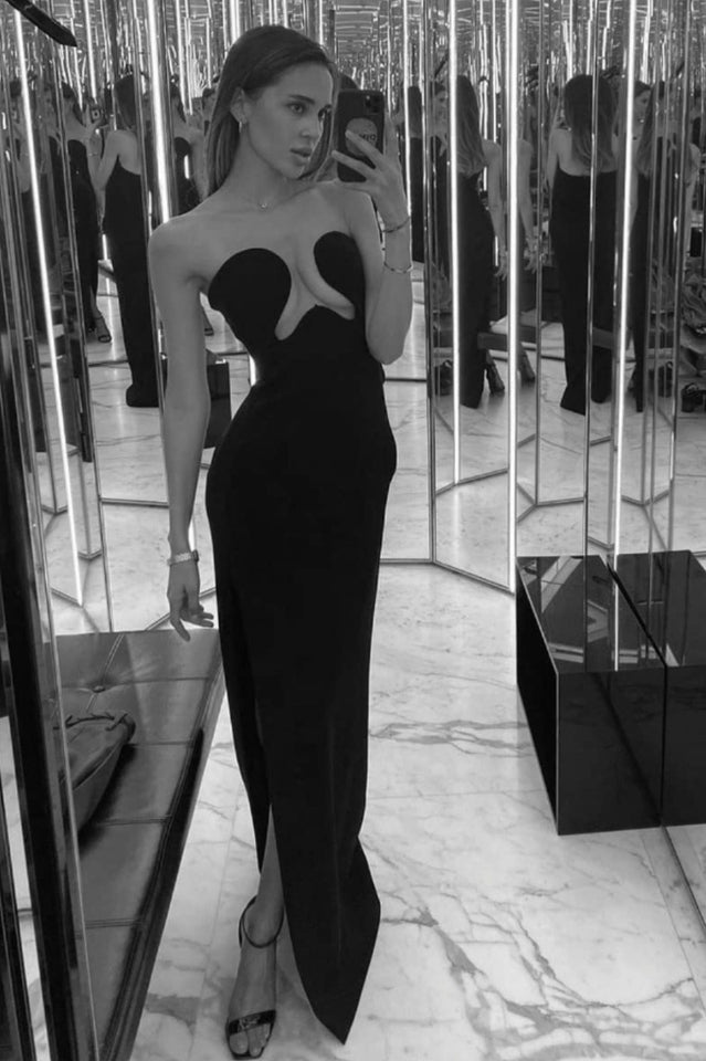 Selin Strapless Bodycon Bandage Dress | Dress In Beauty