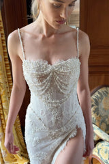Lace Corset Maxi Dress